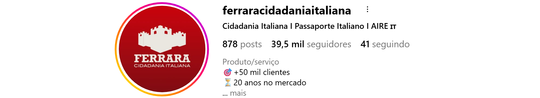 Perfil Ferrara